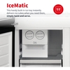 Sharp SJ-SE197E01X-EN No Frost Built-In Freezer, Sliding Hinge, White, E Rated