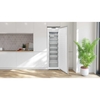 Sharp SJ-SE197E01X-EN No Frost Built-In Freezer, Sliding Hinge, White, E Rated