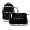 Smeg Toaster and Kettle Pack, 2 Slice, Black