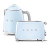Smeg Toaster and Kettle Pack, 4 Slice, Blue