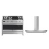 Smeg Opera Dual Fuel Range Cooker & Hood Pack