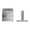 Smeg Concert Classic Dual Fuel Range Cooker & Hood Pack