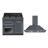 Smeg 100cm Dual Fuel Range Cooker + 100cm Chimney Cooker Hood