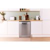Bosch SMS4EMI06G Series 4 Dishwasher, 14 Place Settings, Silver, B Rated