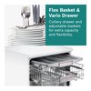 Bosch SMS6TCI02G Series 6 Dishwasher, 14 Place Settings, Stainless Steel, A Rated