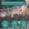 Bosch SMS6ZCI10G Series 6 Dishwasher, 14 Place Settings, Silver, B Rated