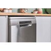 Bosch SMS6ZCI10G Series 6 Dishwasher, 14 Place Settings, Silver, B Rated