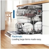 Bosch SMV6ZCX10G Series 6 Fully Integrated Dishwasher, 14 Place Settings, B Rated