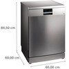 Siemens SN27TI02CE iQ700 Dishwasher, 14 Place Settings, Stainless Steel, A Rated