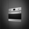 Smeg SO4302M1X Classic Compact Oven with Microwave Function, Stainless Steel