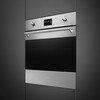 Smeg SO6302M2X Classic Built-In Electric Single Oven with Microwave Function, Stainless Steel