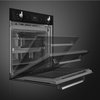 Smeg SOP6900TN Victoria Built-In Electric Single Oven with Pyrolytic Cleaning, Black, A+ Rated