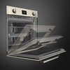 Smeg SOP6900TP Victoria Cream Built-In Electric Single Oven with Pyrolytic Cleaning, A+ Rated