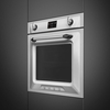 Smeg SOP6902S2PX Victoria Built-In Electric Single Oven with Pyrolytic Cleaning, Stainless Steel, A+ Rated