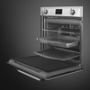 Smeg SOP6902S2PX Victoria Built-In Electric Single Oven with Pyrolytic Cleaning, Stainless Steel, A+ Rated