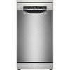 Bosch SPS4HMI49G Series 4 Slimline Dishwasher, 10 Place Settings, Silver, E Rated