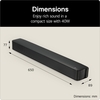LG SQM1.AGBRLLK Sound Bar, Black