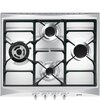 Smeg SR264XGH2 Cucina 60cm 4 Burner Gas Hob, Stainless Steel