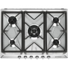 Smeg SR975XGH Victoria 69cm 5 Burner Gas Hob, Stainless Steel