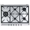 Smeg SRV575GH5 Cucina 69cm 5 Burner Gas Hob, Stainless Steel