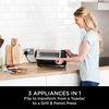 Ninja ST200UK Foodi 3-in-1 Toaster, Grill & Panini Press, 2 Slice, Black