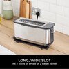 Ninja ST202UK Foodi 3-in-1 Toaster, Grill & Panini Press, 2 Slice, Stainless Steel