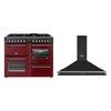 Stoves Richmond Dual Fuel Range Cooker & Hood Pack
