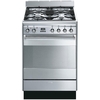Smeg SUK61PX8 Concert Dual Fuel Cooker with Single Oven, Stainless Steel, A Rated