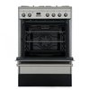 Smeg SUK61PX8 Concert Dual Fuel Cooker with Single Oven, Stainless Steel, A Rated
