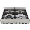Smeg SUK61PX8 Concert Dual Fuel Cooker with Single Oven, Stainless Steel, A Rated