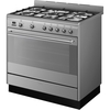 Smeg SUK91MFX9 Concert 90cm Dual Fuel Range Cooker, Stainless Steel, A Rated