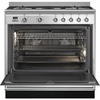 Smeg SUK91MFX9 Concert 90cm Dual Fuel Range Cooker, Stainless Steel, A Rated