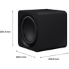 Samsung SWA-W510/XU Wireless Subwoofer for Soundbar, Black