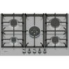 Neff T27CIQ8N0 N70 5 Burner Gas Hob, Stainless Steel