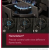 Neff T27CIQ8S0 N70 5 Burner Gas Hob, Black