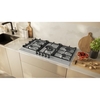 Neff T29CIR8N0 N70 5 Burner Gas Hob, Stainless Steel