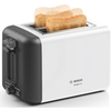 Bosch TAT3P421GB DesignLine Compact Toaster, 2 Slice, White