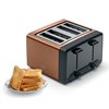 Bosch TAT4P449GB DesignLine Toaster, 4 Slice, Copper