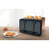 Bosch TAT4P449GB DesignLine Toaster, 4 Slice, Copper
