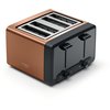 Bosch TAT4P449GB DesignLine Toaster, 4 Slice, Copper