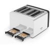 Bosch TAT5P441GB DesignLine Toaster, 4 Slice, White