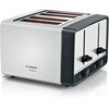Bosch TAT5P441GB DesignLine Toaster, 4 Slice, White