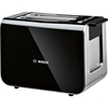 Bosch TAT8613NGB Styline Compact Toaster, 2 Slice, Black