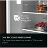 AEG TC8MS181CS No Frost Integrated Fridge Freezer, Sliding Hinge, 60/40, C Rated