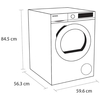 Sensis TDHF018A2W Heat Pump Tumble Dryer, 8kg, White, A Rated
