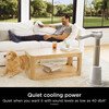 Shark TF200SUKWH TurboBlade Multi-Directional Cooling Fan, White