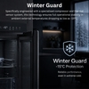 Teknix TFF1715B Total No Frost Tall Freezer, Black, E Rated