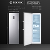 Teknix TH60TNFX Total No Frost Tall Freezer, Stainless Steel, E Rated
