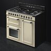 Smeg TR103P Victoria 100cm Dual Fuel Range Cooker, Cream, A Rated