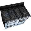 Smeg TR4110AZ Victoria 110cm Dual Fuel Range Cooker, Blue, A Rated